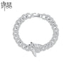 Women's Copper Animal Zodiac Bracelet With Zircon Inlay And Link Chain Fashion Jewelry