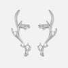 Women's Copper Antlers Zircon Inlaid Geometric Animal Zodiac Style Jewelry