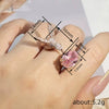 Women's Copper Bird Ring With Zirconia Geometric And Animal Pattern Exaggerated Style