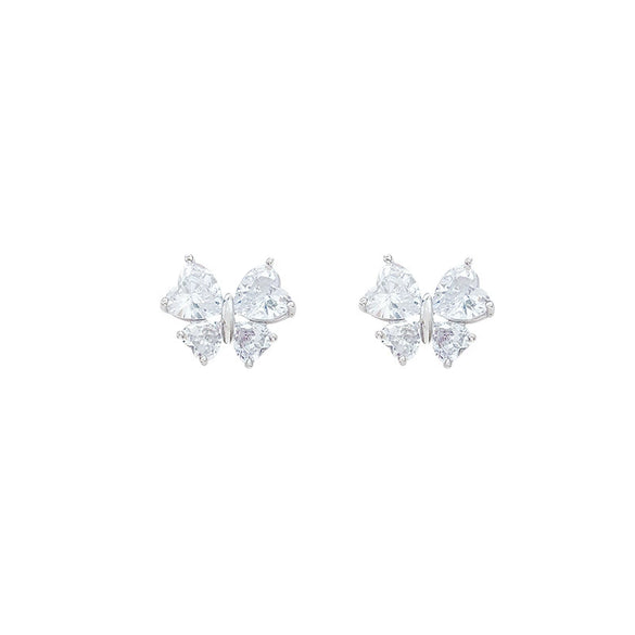 Women's Copper Butterfly Insect Style Electroplated Earrings