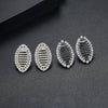 Women's Copper Cicada Pupa Earrings With Zircon Inlay And Color Contrast Design For Everyday Wear