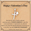 Women's Copper Cross And Heart Necklace With Electroplated Geometric Pendant Simple Versatile Clavicle Chain Trendy Jewelry