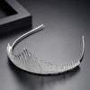Women's Copper Crown Hair Hoop With Microinlaid Zircon Elegant Wedding And Dinner Hair Accessory Gift