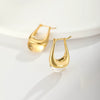 Women's Copper Drop Earrings With Gold Plated Finish Retro Personality Design For Wholesale Fashion Jewelry