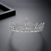 Women's Copper Electroplated Crown Headband Elegant Bridal Wedding Hair Accessory For Formal Occasions