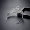 Women's Copper Electroplated Crown Headband Elegant Bridal Wedding Hair Accessory For Formal Occasions