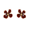 Women's Copper Electroplated Geometric Plant Flowers Style Earrings