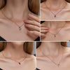 Women's Copper Fruit Pendant Necklace With Diamond Setting O Chain Cute Fresh Style Jewelry