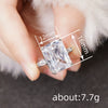 Women's Copper Geometric Design Ring With Zirconia