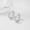 Women's Copper Geometric Fashion Ol Zirconia Earrings