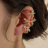 Women's Copper Geometric Fivepointed Star Micropaved Zircon Ear Bone Clip