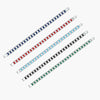 Women's Copper Geometric Rectangular Bracelet With Glass Color Block Zircon Detail