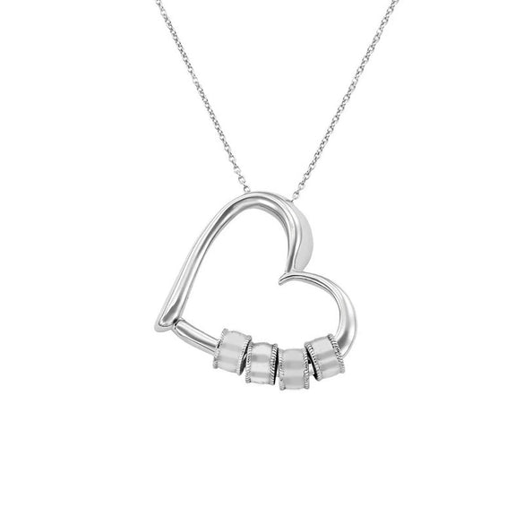 Women's Copper Heart Pendant Necklace With Electroplated Finish Elegant Old Money Style Collarbone Chain Fashion Jewelry