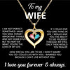 Women's Copper Heart Pendant Necklace With Electroplated Finish Elegant Old Money Style Collarbone Chain Fashion Jewelry