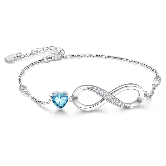 Women's Copper Heart Shaped Zircon Bracelet With Electroplated Simple Elegant Wrist Chain Design