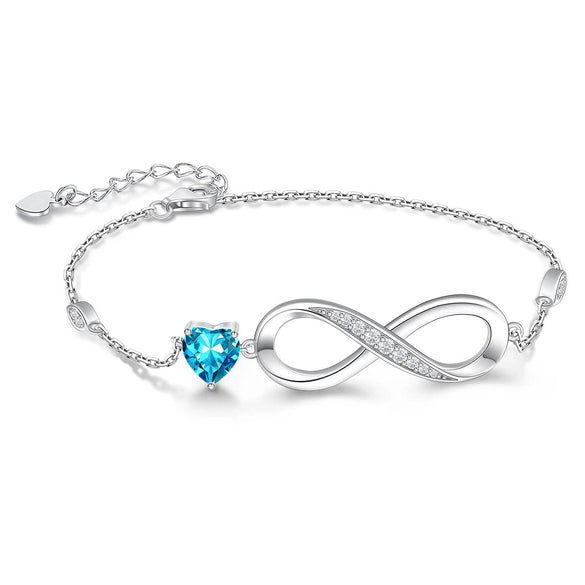 Women's Copper Heart Shaped Zircon Bracelet With Electroplated Simple Elegant Wrist Chain Design