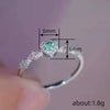 Women's Copper Heartshaped Geometric Ring With Zirconia Design