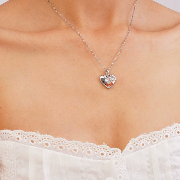 Women's Copper Inlaid Zircon Fruit Pendant Necklace Electroplated Light Luxury Style