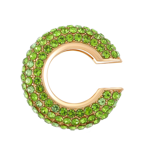 Women's Copper Inlaid Zircon Geometric Ushaped Cring Cshaped Ear Clips