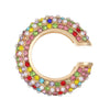 Women's Copper Inlaid Zircon Geometric Ushaped Cring Cshaped Ear Clips