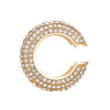 Women's Copper Inlaid Zircon Geometric Ushaped Cring Cshaped Ear Clips