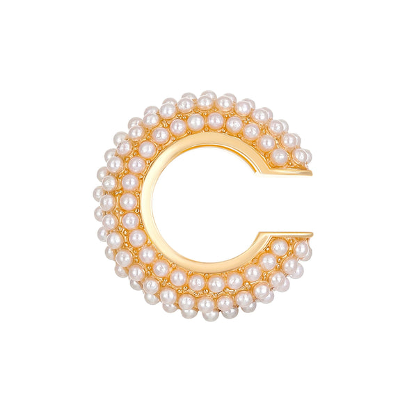 Women's Copper Inlaid Zircon Geometric Ushaped Cring Cshaped Ear Clips