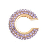 Women's Copper Inlaid Zircon Geometric Ushaped Cring Cshaped Ear Clips