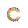 Women's Copper Inlaid Zircon Geometric Ushaped Cring Cshaped Ear Clips