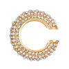 Women's Copper Inlaid Zircon Geometric Ushaped Cring Cshaped Ear Clips
