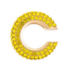 Women's Copper Inlaid Zircon Geometric Ushaped Cring Cshaped Ear Clips