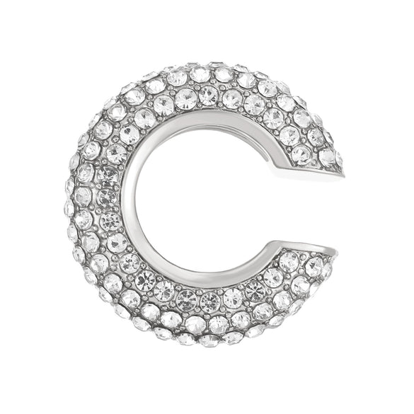 Women's Copper Inlaid Zircon Geometric Ushaped Cring Cshaped Ear Clips