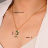 Women's Copper Inlaid Zircon Heart Shape Pendant Ochain Jewelry Light Luxury Style Electroplating