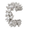 Women's Copper Leopard Head Zirconia Geometric Ear Clip