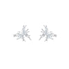 Women's Copper Microinlaid Zircon Insectshaped Butterfly Electroplated Earrings