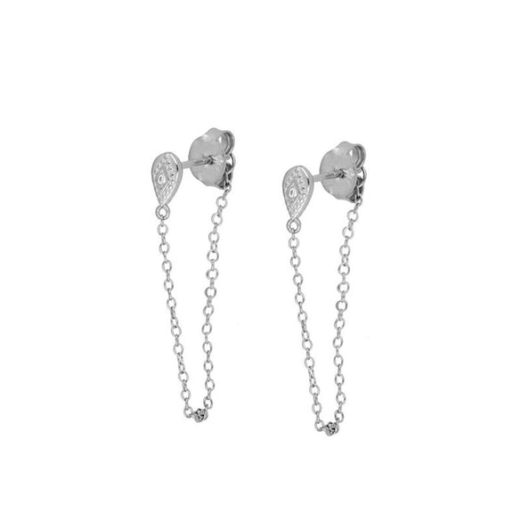 Women's Copper Plated With Real Gold Geometric Star Ushape Zircon Earrings