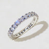 Women's Copper Ring Set With Geometric Simulated Zirconia In Fashion Style