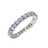 Women's Copper Ring Set With Geometric Simulated Zirconia In Fashion Style