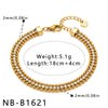 Women's Crossshaped Electroplated Stainless Steel Bracelet And Anklet Set With Cubic Zirconia And Rhinestone Embellishments