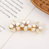 Women's Crystal Diamond Hair Clip With Electroplating Top Clip For Ponytail Accessory