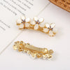 Women's Crystal Diamond Hair Clip With Electroplating Top Clip For Ponytail Accessory