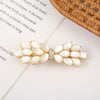 Women's Crystal Diamond Hair Clip With Electroplating Top Clip For Ponytail Accessory