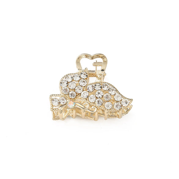 Women's Crystal Diamond Hairpin Top Clip Headwear