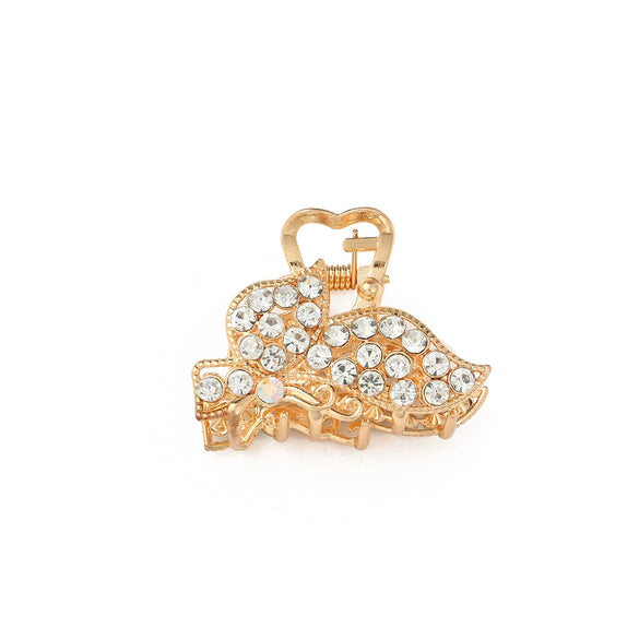 Women's Crystal Diamond Hairpin Top Clip Headwear