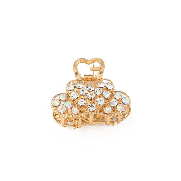 Women's Crystal Diamond Hairpin Top Clip Headwear