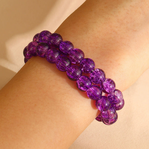 Women's Crystal Geometric Handmade Beaded Bracelet