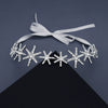 Women's Crystal Star Ribbon Rhinestone Hair Band Elegant Light Luxury Hair Jewelry For Bridesmaids