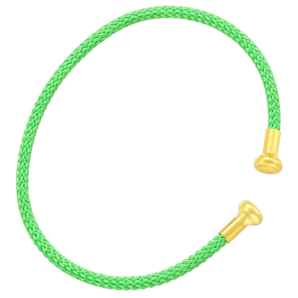 Women's Cshaped Elastic Opening Thread Rope Hand Knitted Bracelet