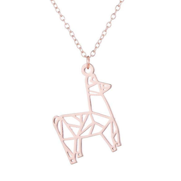 Women's Cute Cartoon Animal Zodiac Pendant Necklace In Stainless Steel With Electroplated Finish And Ochain