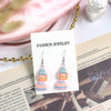 Women's Cute Cartoon Doll Earrings Creative Resin And Plastic Jewelry For Wholesale