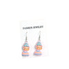 Women's Cute Cartoon Doll Earrings Creative Resin And Plastic Jewelry For Wholesale